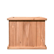 Load image into Gallery viewer, 15-inch Latte Wooden Planter